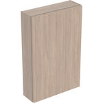Armario suspendido Geberit rectangular, con una puerta: 45x70cm, Cuerpo y frontal: encina/melamina con textura de madera